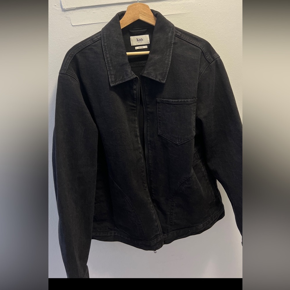 Kith black denim jacket